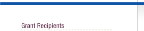 Grant Recipients